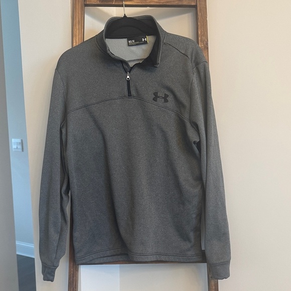 Under Armour Charcoal Quarter-Zip Pullover - Picture 1 of 4